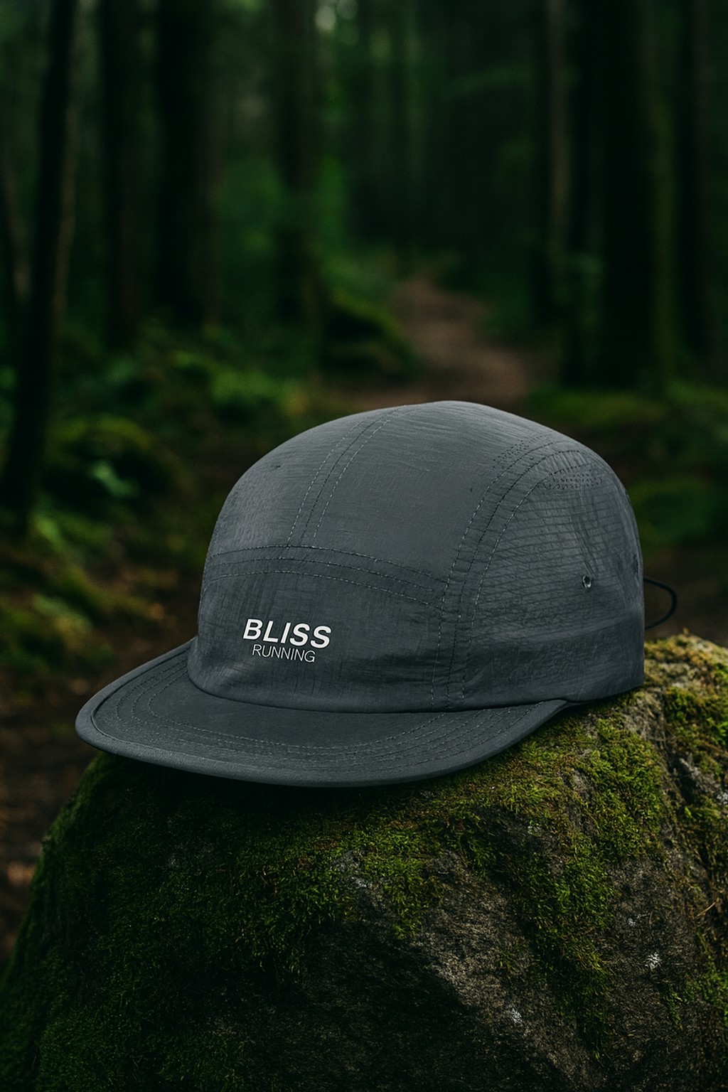 Bliss Running Cap 001 | GunMetal
